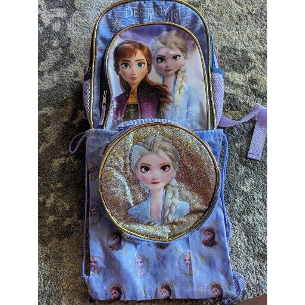 Frozen 3-piece, Backpack, Lunch Box, Shoulder Bag. *NEW* Without Tags!